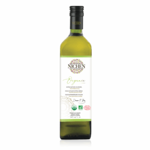 Bouteille en verre 1 L - Huile d’olive extra vierge biologique «Nichen Bio» – Image 1